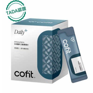 群健科技股份有限公司Cofit 6X極濃王者黑瑪卡通過TADA產品認證檢驗
